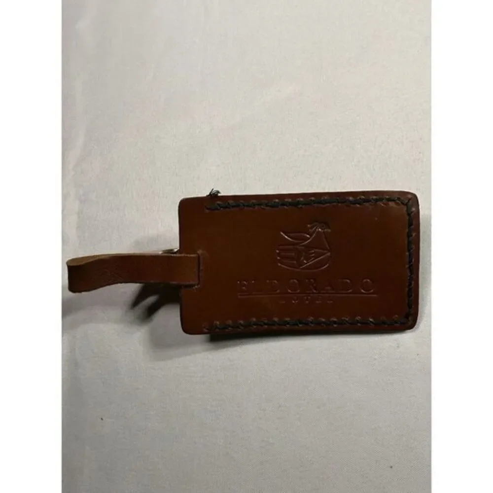 El Dorado Hotel Large Leather Luggage Tag‎